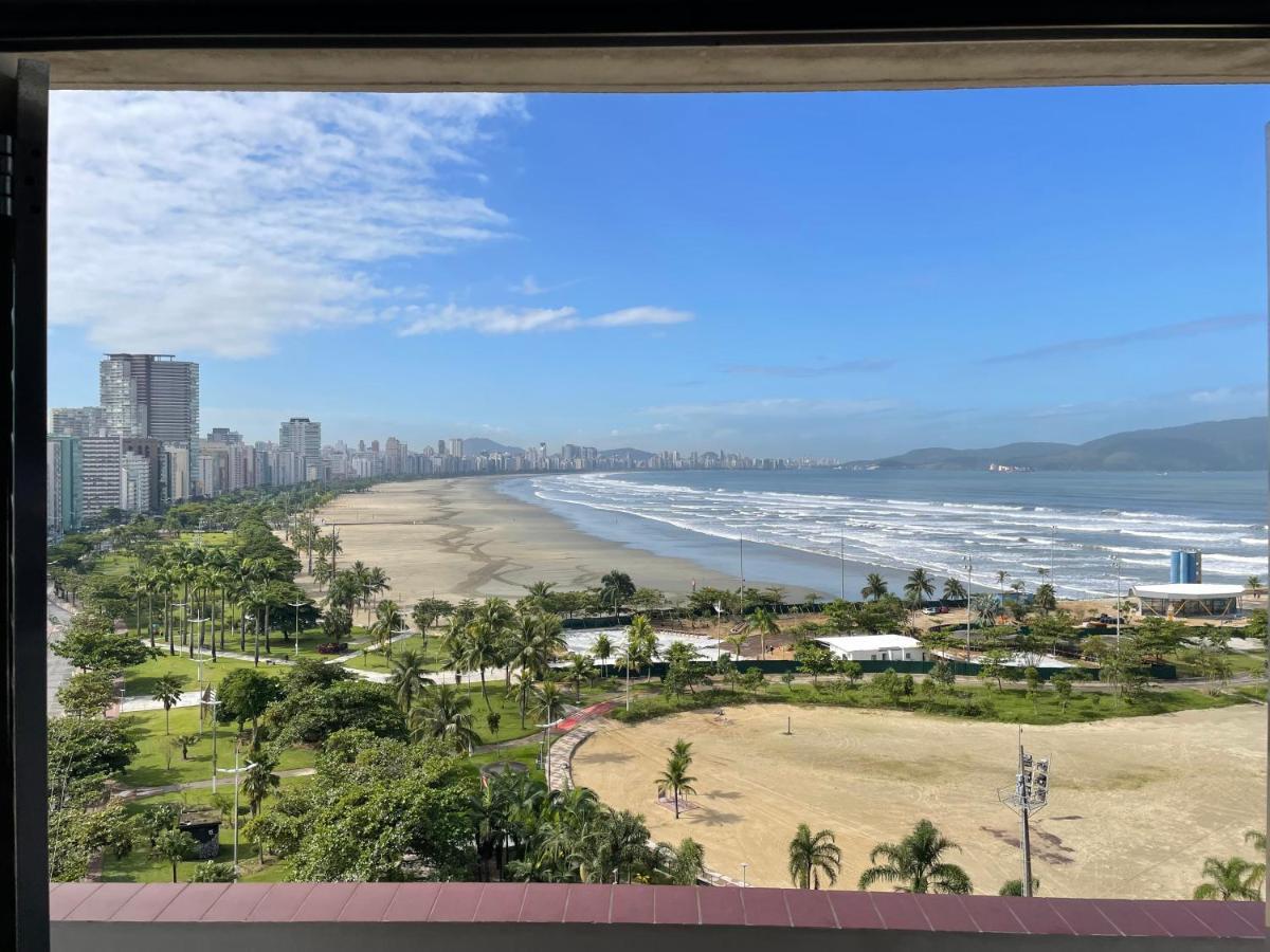 桑托斯Pe Na Areia Em Santos! Que Vista Mar!公寓 外观 照片