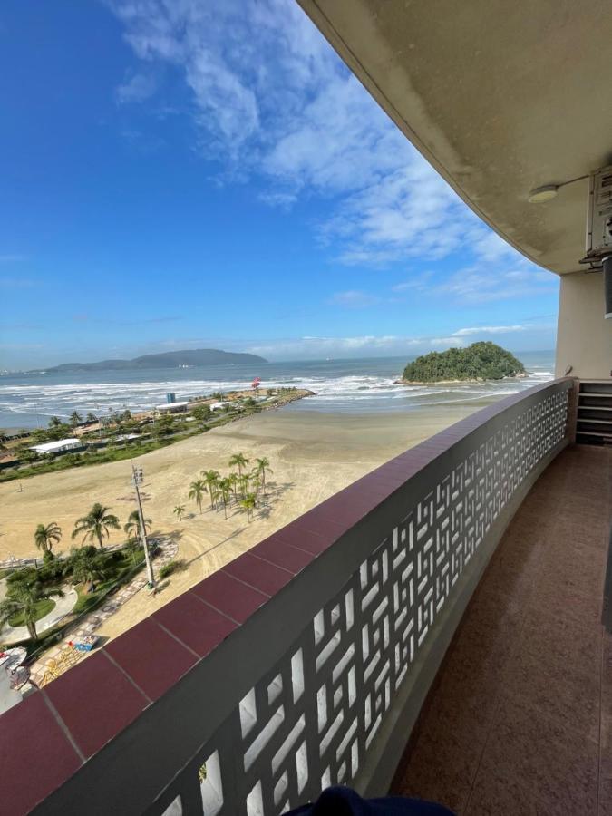 桑托斯Pe Na Areia Em Santos! Que Vista Mar!公寓 外观 照片
