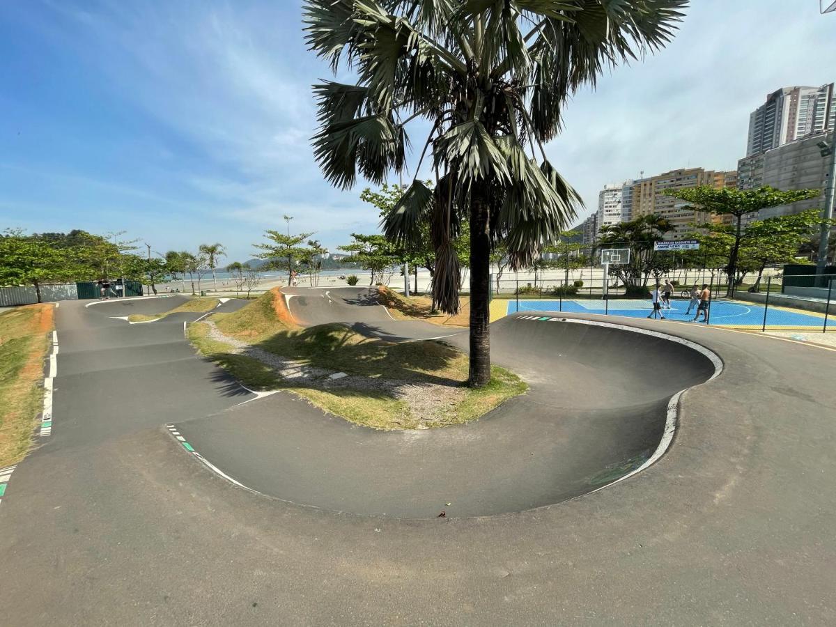 桑托斯Pe Na Areia Em Santos! Que Vista Mar!公寓 外观 照片