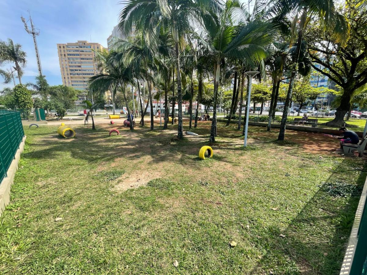 桑托斯Pe Na Areia Em Santos! Que Vista Mar!公寓 外观 照片
