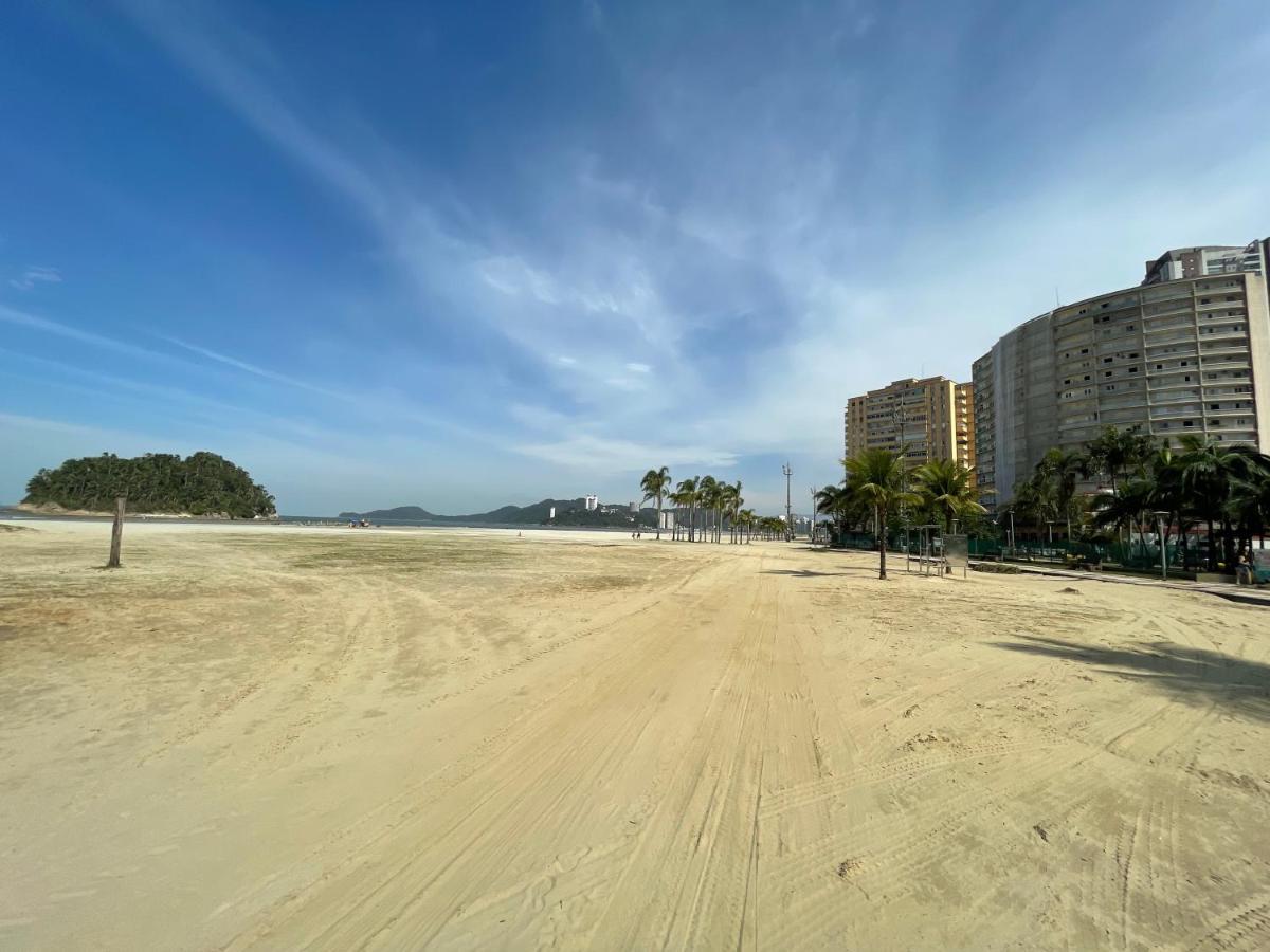 桑托斯Pe Na Areia Em Santos! Que Vista Mar!公寓 外观 照片