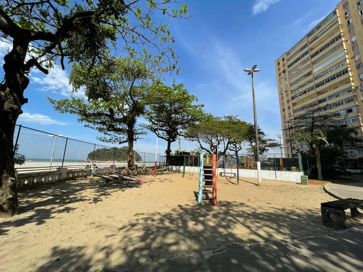 桑托斯Pe Na Areia Em Santos! Que Vista Mar!公寓 外观 照片