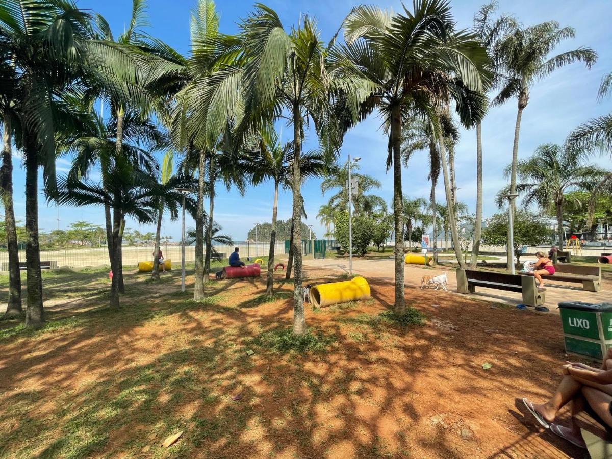 桑托斯Pe Na Areia Em Santos! Que Vista Mar!公寓 外观 照片
