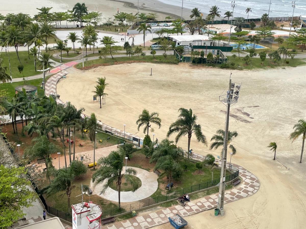 桑托斯Pe Na Areia Em Santos! Que Vista Mar!公寓 外观 照片